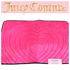 Juicy Couture Home Heart Embossed Memory Foam Bath Rug